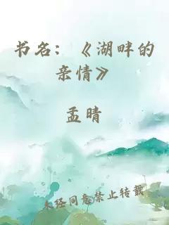 书名：《湖畔的亲情》