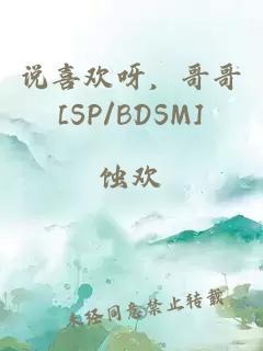 说喜欢呀，哥哥[SP/BDSM]